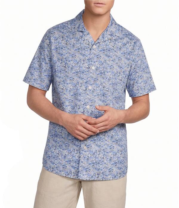 ダニエル クレミュ メンズ トップス シャツ フラワー柄 プリント フラワー Daniel Cremieux Signature Label Floral Print Short Sleeve Woven Camp Shirt Multi マルチカラー