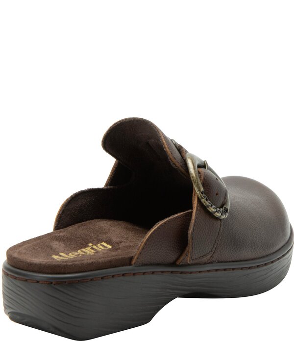 アレグリア レディース シューズ サンダル レザー Alegria Osmosis Leather Buckle Hardware Clogs Java