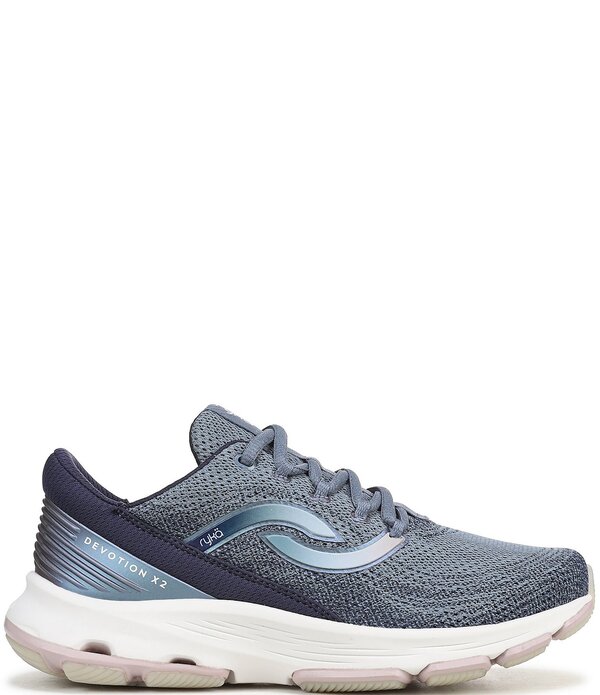ライカ レディース シューズ スニーカー メッシュ Ryka Women's Devotion X 2 Mesh Fitness Walking Sneakers Flintstone Blue ブルー