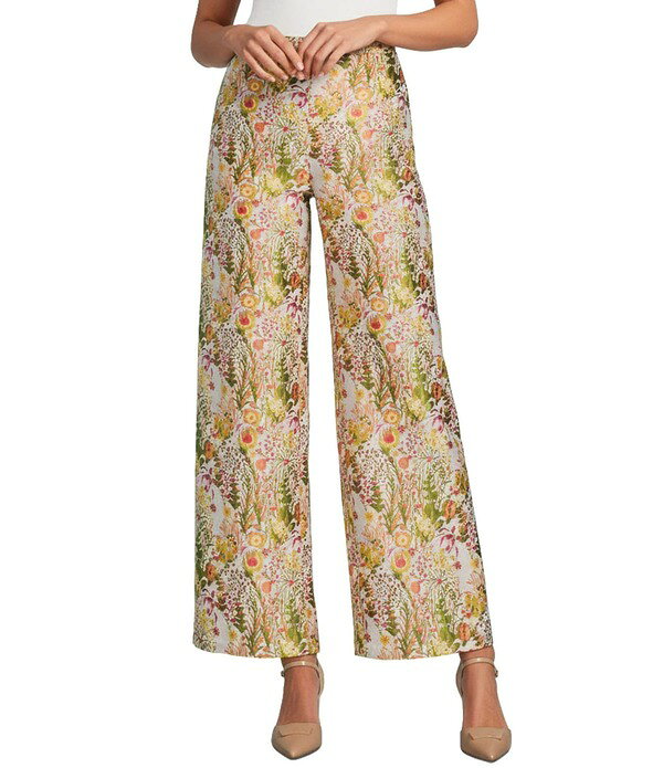 プレストンアンドヨーク レディース ボトムス カジュアルパンツ ワイドレッグ Preston & York Coordinating Trudie Brocade Wide Leg Pants Multi Floral マルチカラー
