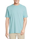 【送料無料】 ダニエル クレミュ メンズ シャツ トップス Blue Label Short Sleeve Solid Crewneck T-Shirt Bright Aqua