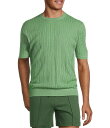 【送料無料】 ムラノ メンズ シャツ トップス From The Garden Collection Textured Knit Short Sleeve T-Shirt Antique Mint Green