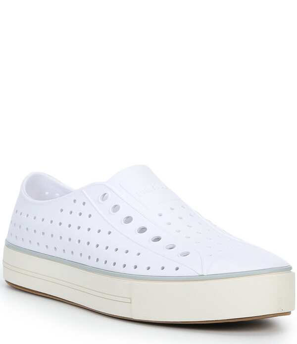ネイティブ シューズ レディース ボトムス カジュアルパンツ Native Shoes Women's Jefferson Arc Wander Slip On Shoeshell White/Whisper White ホワイト