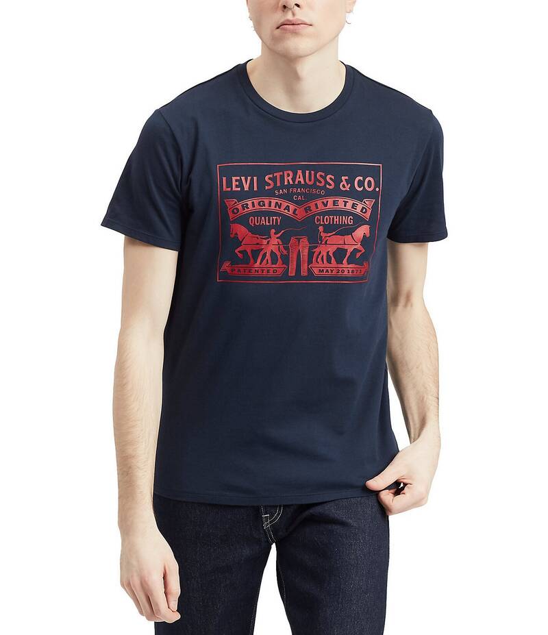 リーバイス メンズ トップス シャツ Tシャツ 半袖 グラフィック Levi'sR 2-Horse Graphic Short-Sleeve..
