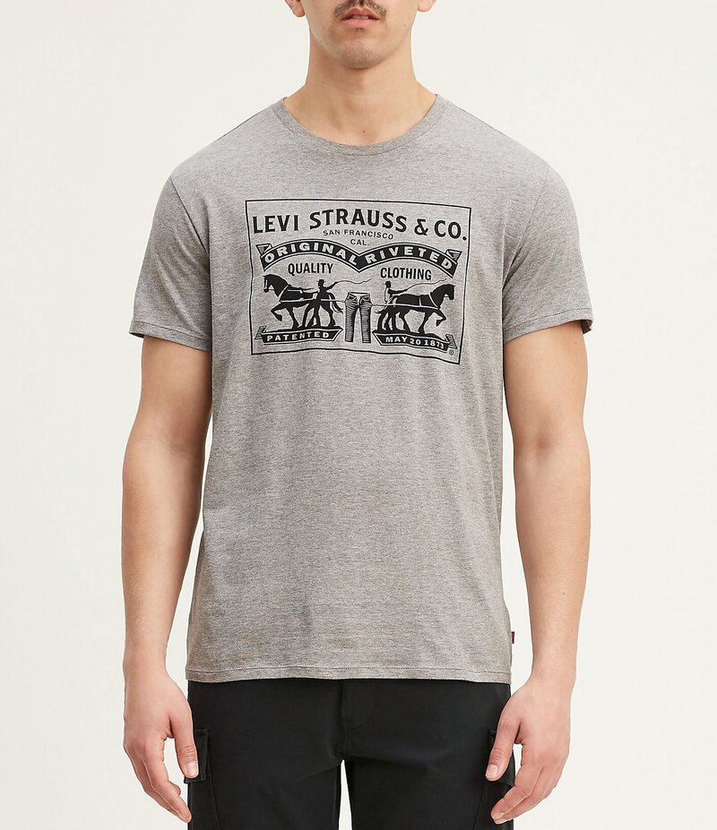 リーバイス メンズ トップス シャツ Tシャツ 半袖 グラフィック Levi'sR 2-Horse Graphic Short-Sleeve..
