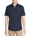 【送料無料】 ダニエル クレミュ メンズ シャツ トップス Blue Label Dotted Coat Front Knit Short Sleeve Shi...