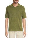 【送料無料】 トッミーバハマ メンズ シャツ トップス Saltwater V-Neck Short Sleeve Polo Shirt Tea Leaf(4)