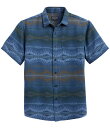 【送料無料】 ペンドルトン メンズ シャツ トップス Gateway Short Sleeve Woven Shirt Sunset Pass Navy