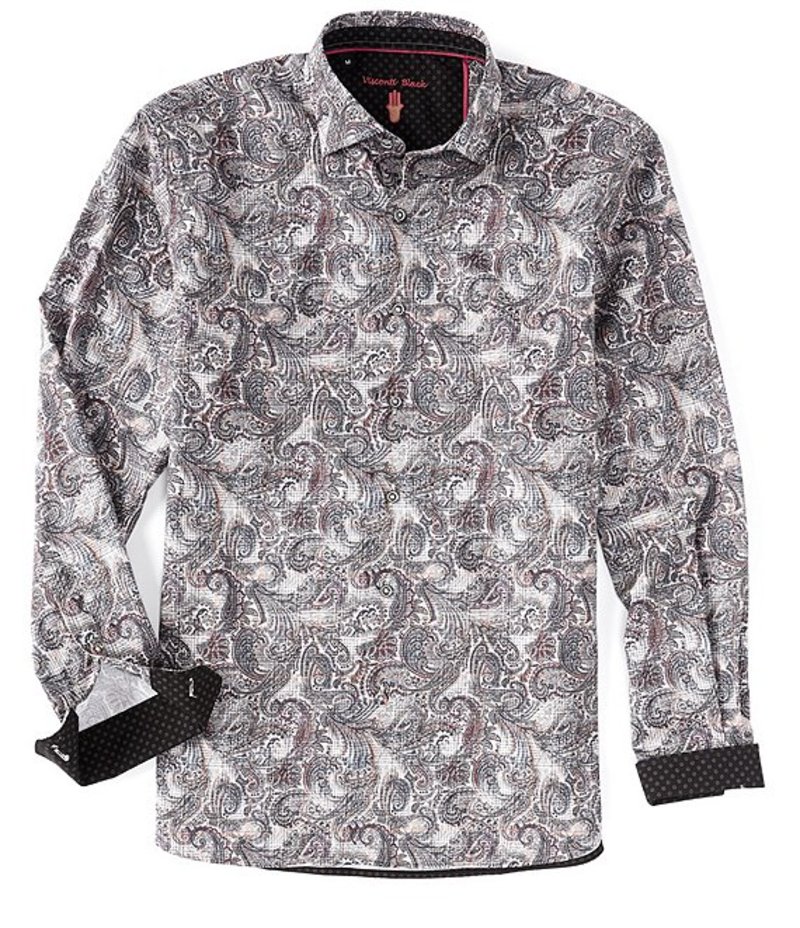 ビスコッティ メンズ シャツ トップス Paisley Print Long-Sleeve Woven Shirt Multi