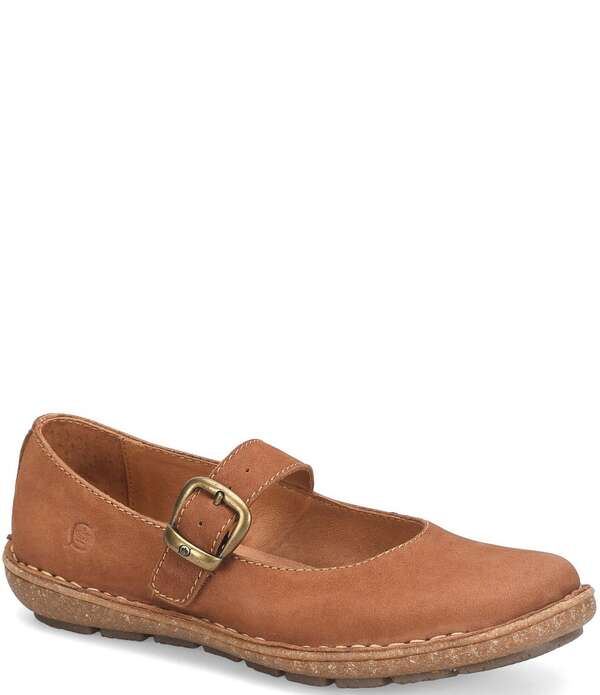 ボーン レディース シューズ パンプスエード Bornaomi Nubuck Suede Mary Janes Mapleaf