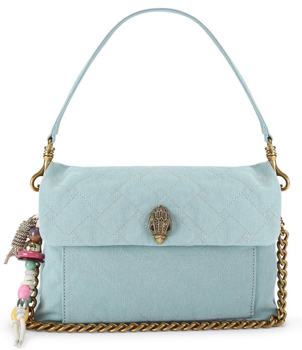カートジェイガーロンドン レディース バッグ Kurt Geiger London Celia Canvashoulder Bag Light Blue ブルー