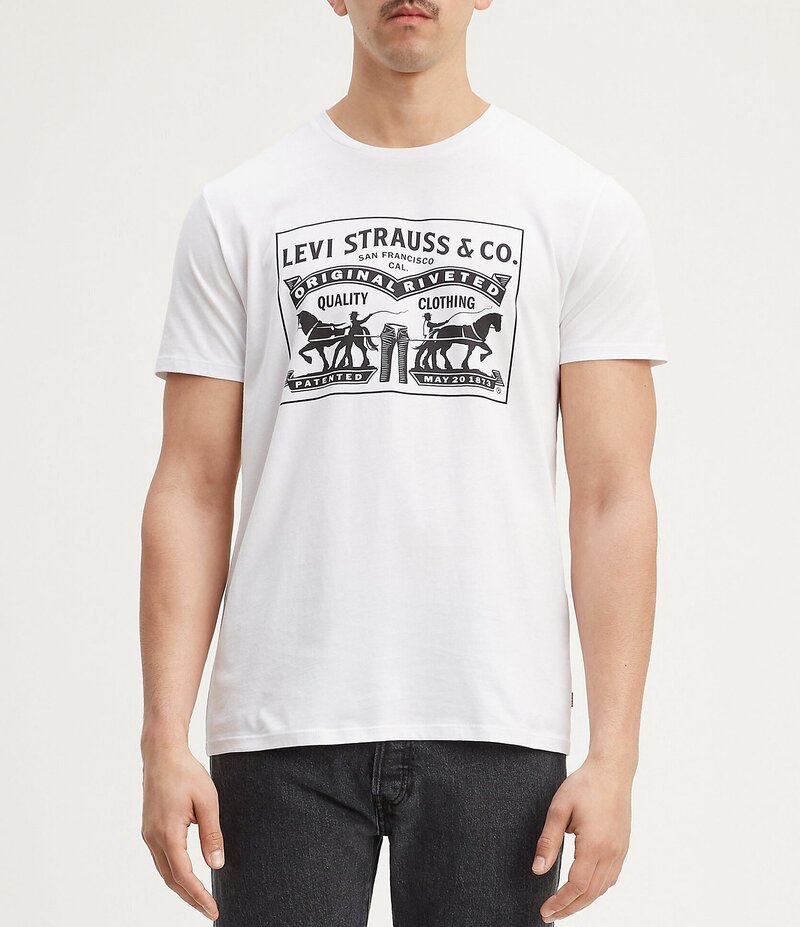 リーバイス メンズ トップス シャツ Tシャツ 半袖 グラフィック Levi'sR 2-Horse Graphic Short-Sleeve..