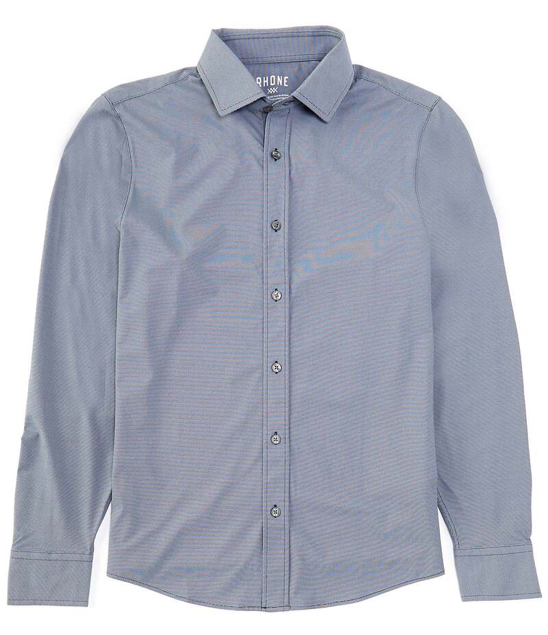 ̵    ȥåץ Slim Fit Performance Stretch Commuter Dot Prin...