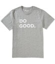 【送料無料】 コートパクシー メンズ シャツ トップス Do Good Short Sleeve Graphic T-Shirt Heather Grey