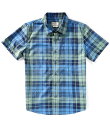 【送料無料】 マーモット メンズ シャツ トップス Air Exchange SolarShield Novelty Plaid Short Sleeve Woven Shirt Artic Navy