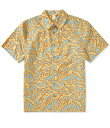 【送料無料】 コートパクシー メンズ シャツ トップス Estival Printed Short Sleeve Woven Shirt Island Llam...