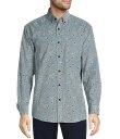 【送料無料】 ラウンドトゥリーアンドヨーク メンズ シャツ トップス Long Sleeve Paisley Print Corduroy Sport Shirt Light Blue(4)