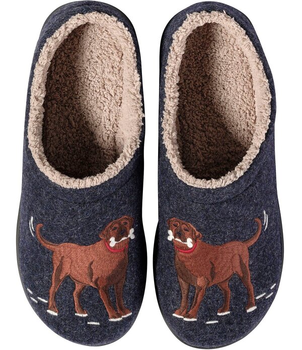 エルエルビーン メンズ シューズ サンダル L.L.Bean L..L. Bean Men's Daybreak Dog Motif Slippers Classic Navy ネイビー