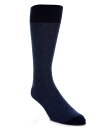 【送料無料】 ダニエル クレミュ メンズ 靴下 アンダーウェア Tiny Diamond Calf Length Socks Navy