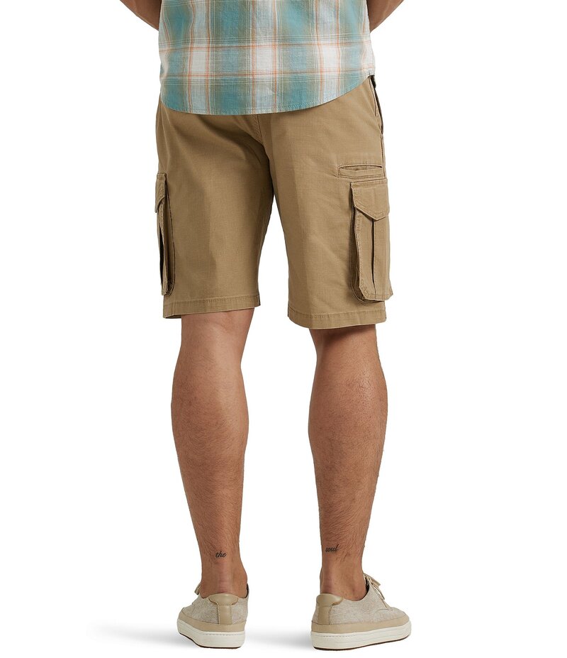 【送料無料】 ラングラー メンズ ハーフパンツ・ショーツ ボトムス WranglerR 6-Pocket Cargo Ripstop 10 1/2 Inseam Shorts Petrified Oak