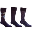 【送料無料】 ラウンドトゥリーアンドヨーク メンズ 靴下 アンダーウェア Argyle Basic Assorted Crew Dress Socks 3-Pa...