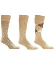 【送料無料】 ラウンドトゥリーアンドヨーク メンズ 靴下 アンダーウェア Argyle Basic Assorted Crew Dress Socks 3-Pa...