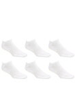 【送料無料】 ラウンドトゥリーアンドヨーク メンズ 靴下 アンダーウェア Gold Label Roundtree & Yorke Sport No-Show Athletic Socks 6-Pack White(4)