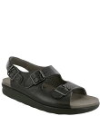 【送料無料】 サス メンズ サンダル シューズ Men's Bravo Heel Strap Sandals Black