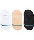 【送料無料】 スタンス メンズ 靴下 アンダーウェア Icon No-Show Socks 3-Pack Oatmeal