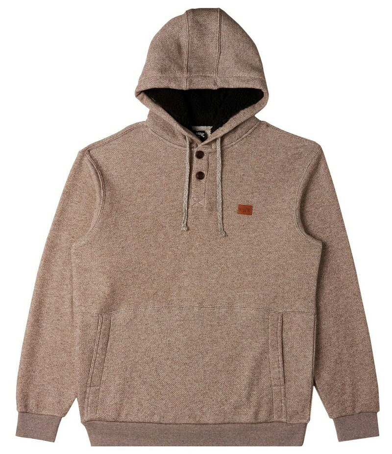 【送料無料】 ビラボン メンズ パーカー・スウェット フーディー アウター Hudson Long Sleeve Terry Fleece Hoodie Java Heather