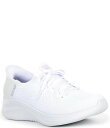 【送料無料】 スケッチャーズ レディース スニーカー シューズ x Martha Stewart Slip-Ins Ultra Flex 3.0 Knit Design Sneakers White