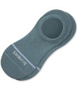 【送料無料】 ボンバス メンズ 靴下 アンダーウェア Marl Tri-Block Cushioned Ankle Socks Grey Surf