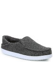【送料無料】 ラウン メンズ サンダル シューズ Textured Step-On Slippers Black