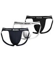 【送料無料】 ヒューゴボス メンズ ブリーフパンツ アンダーウェア Jockstrap 3-Pack Assorted