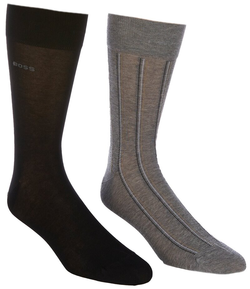̵ ҥ塼ܥ    Pinstripe/Solid Crew Socks 2-Pack Medium ...