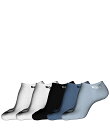 【送料無料】 ヒューゴボス メンズ 靴下 アンダーウェア Solid Uni Colors Low-Cut Socks 5-Pack Assorted