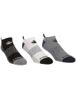 【送料無料】 ボンバス メンズ 靴下 アンダーウェア Ankle Socks 3-Pack Charcoal Mix