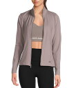【送料無料】 アンダーアーマー レディース コート アウター Motion Front Zip Mock Neck Long Sleeve Jacket Tetra Gray(4)