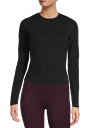 【送料無料】 スウェッティベティ レディース シャツ トップス Essential Sculpt Crew Neck Long Sleeve Top Black(4)