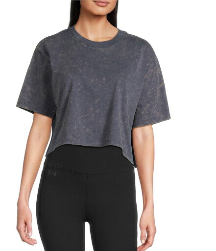【送料無料】 アンダーアーマー レディース シャツ トップス Rival Wash Crew Neck Short Sleeve Tee Downpour Gray 【送料無料】 アンダーアーマー レディース シャツ トップス Rival Wash Crew Neck Short Sleeve Tee Downpour Gray