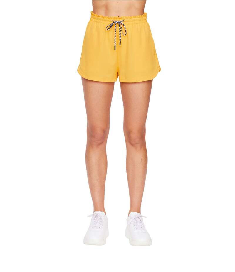 【送料無料】 ジアップサイド レディース ハーフパンツ・ショーツ ボトムス Dunes Era Paperbag Moisture Wicking Shorts Yellow