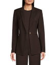 アレックスマリー レディース アウター コート Espresso Alex Marie Liza Anywhere, Everywhere Coordinating Peak Lapel Blazer