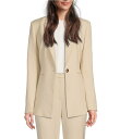 アレックスマリー レディース アウター コート Sandstone Tan Alex Marie Liza Anywhere, Everywhere Coordinating Peak Lapel Blazer