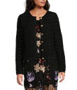 【送料無料】 サムエデルマン レディース ニット・セーター カーディガン アウター Beaded Button Banded Long Sleeve Cropp...