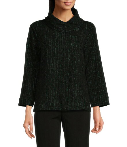【送料無料】 アリ マイルス レディース コート アウター Knit Stretch Jacquard Collared 3/4 Sleeve Jacket Emerald 【送料無料】 アリ マイルス レディース コート アウター Knit Stretch Jacquard Collared 3/4 Sleeve Jacket Emerald