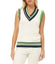 【送料無料】 トリーナターク レディース パーカー・スウェット フーディー アウター Seapointe Knit Stripe V-Neck Sleevele...