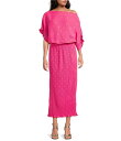 【送料無料】 ネバーフリードレスド レディース ワンピース トップス Tilly Plisse Gold Fleck Print One Shoulder Ne...