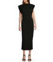【送料無料】 アントニオ メラーニ レディース ワンピース トップス Harper Matte Jersey Mock Neck Dropped Cap Sle...