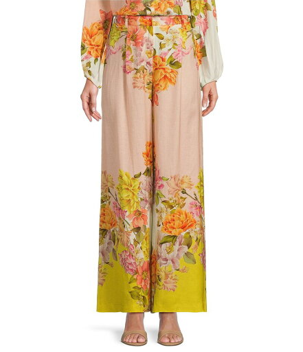 【送料無料】 アントニオ メラーニ レディース カジュアルパンツ ボトムス Kori Linen Floral Printed Pant Peach Floral 【送料無料】 アントニオ メラーニ レディース カジュアルパンツ ボトムス Kori Linen Floral Printed Pant Peach Floral