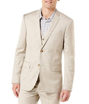 ペリーエリス メンズ ジャケット・ブルゾン アウター Big & Tall Herringbone Sportcoat Natural Linen